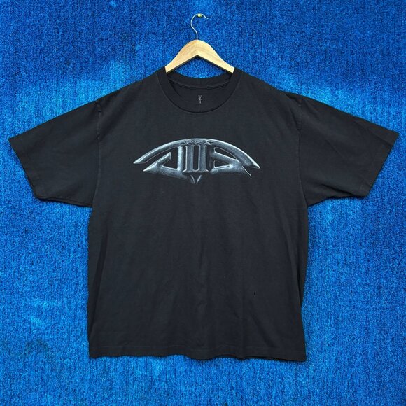 Travis Scott Jack Boys 2 Rap Brown Oversized T-Shirt Size Large - Picture 1 of 5